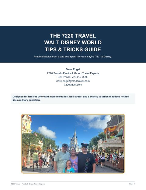 Cover of Disney World Tips And Tricks Guide