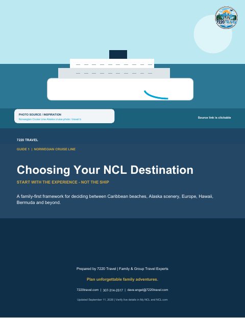 Cover of NCL Choosing Your Destination