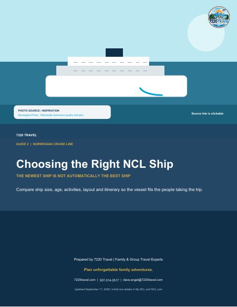 Cover of NCL Choosing Your Ship
