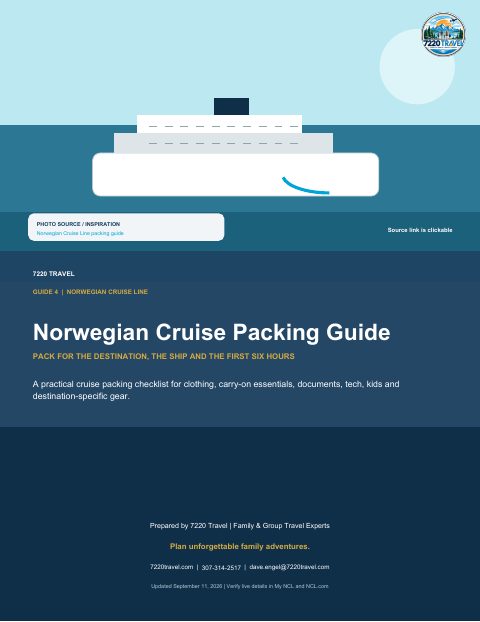 Cover of NCL Packing Guide